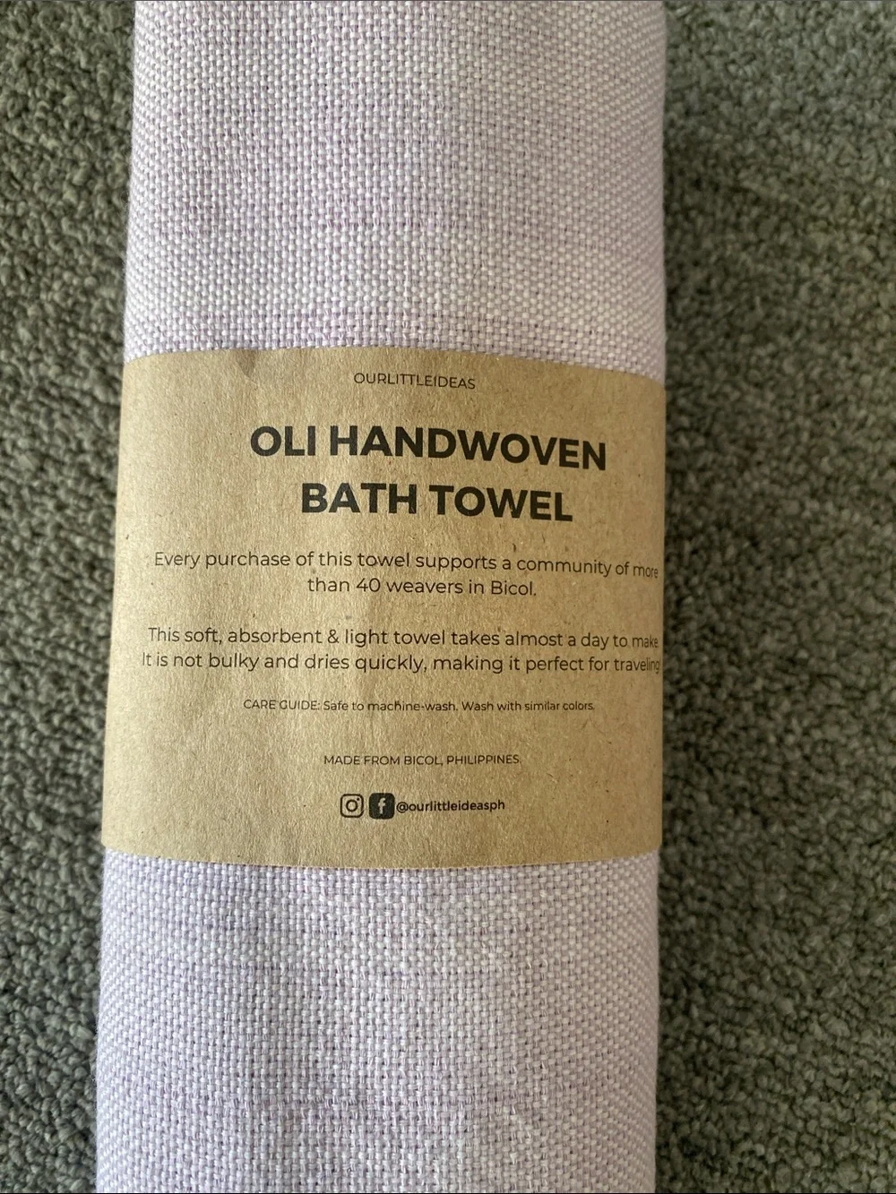 OLI Handwoven  Towel